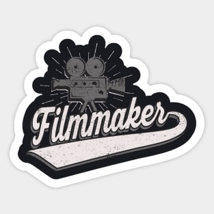 Filmmaker Cameraman vintage Film Camera Sticker